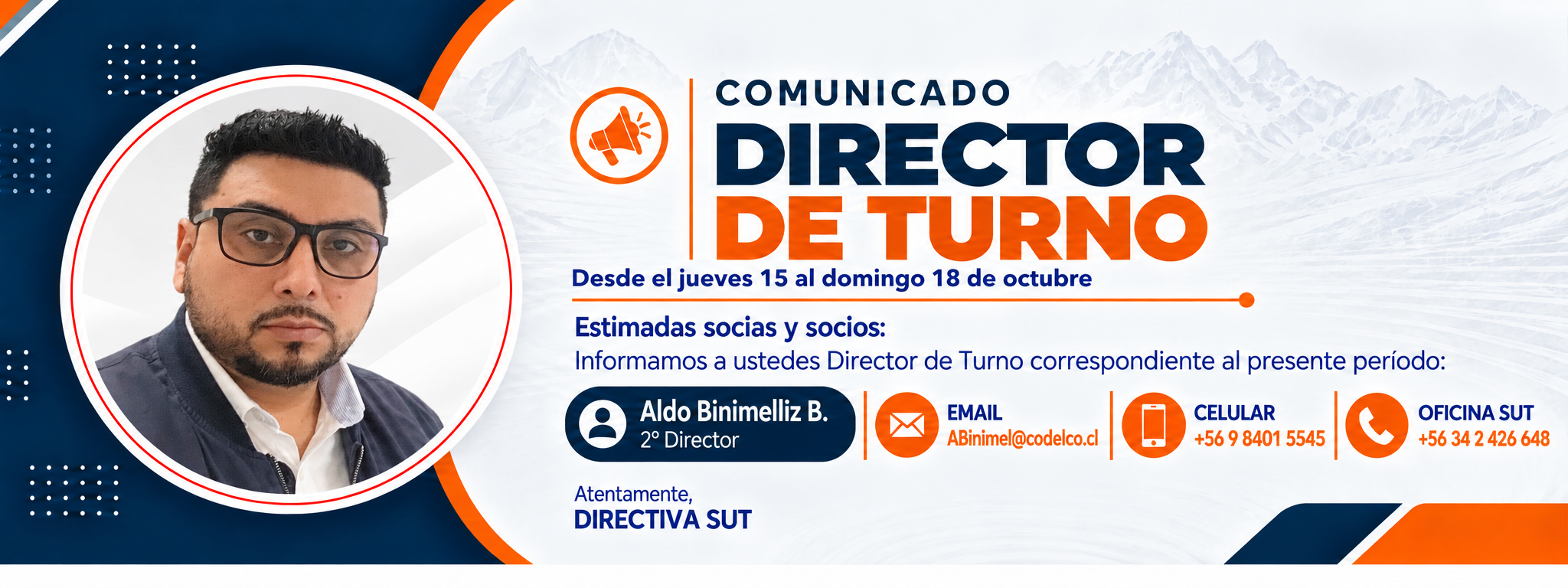 Comunicado Director de Turno